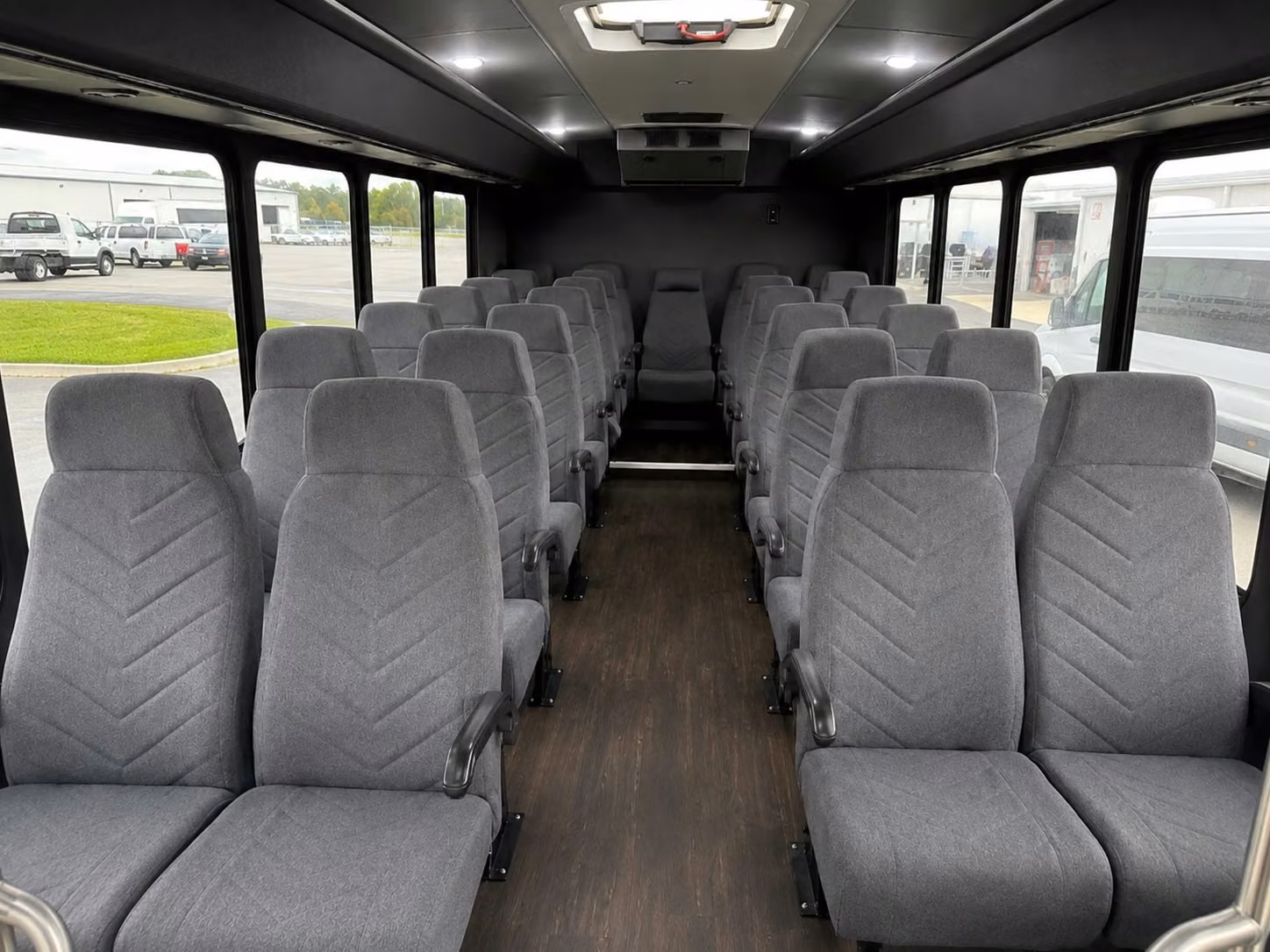 18 passenger minibus interior