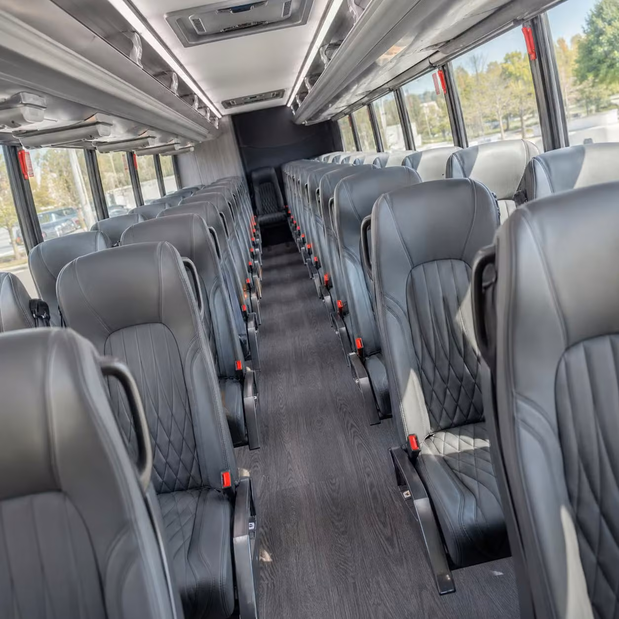28 passenger minibus interior