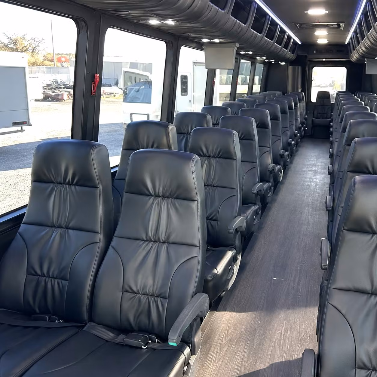 30 passenger minibus interior