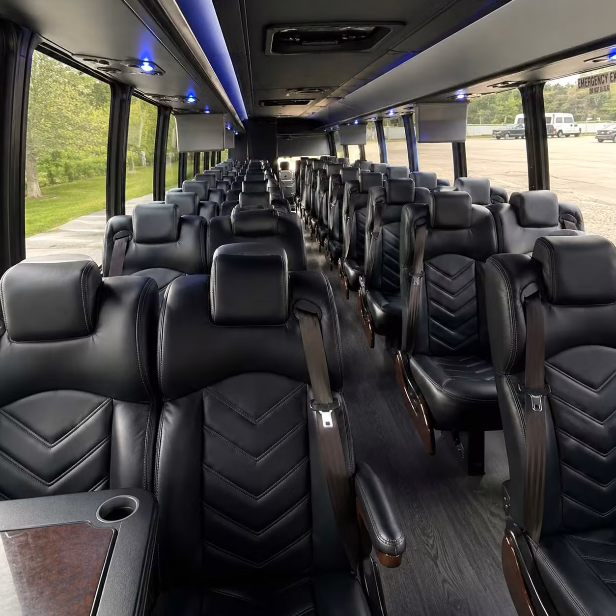 35 passenger minibus interior