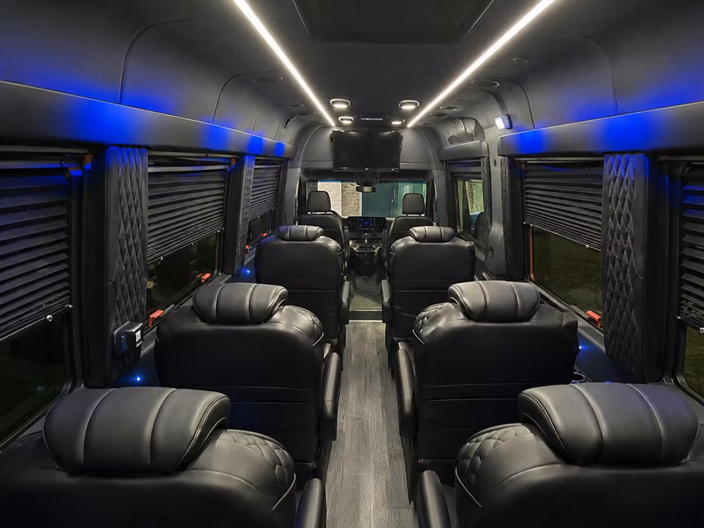 sprinter van with driver interior